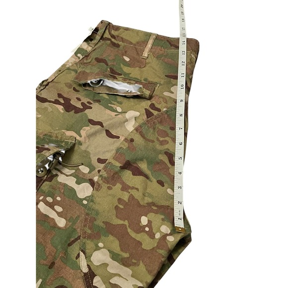 Army Camo Camouflage Woodland BDU Cargo Pants Military Combat Men Size Medium 34 - Picture 6 of 7